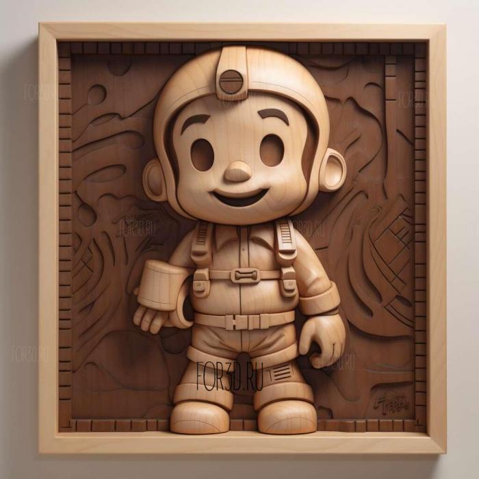 Astroboy FROM AstroboyTetsuwan Atomu 4 stl model for CNC